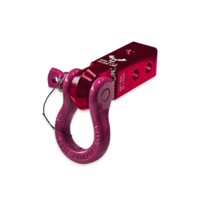 B'oh 3/4 Pin Shackle & 2.0 Receiver (Red Rum and Pogo Pink Combo)