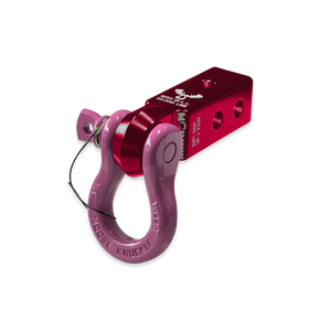 B'oh 3/4 Pin Shackle & 2.0 Receiver (Red Rum and Pretty Pink Combo)