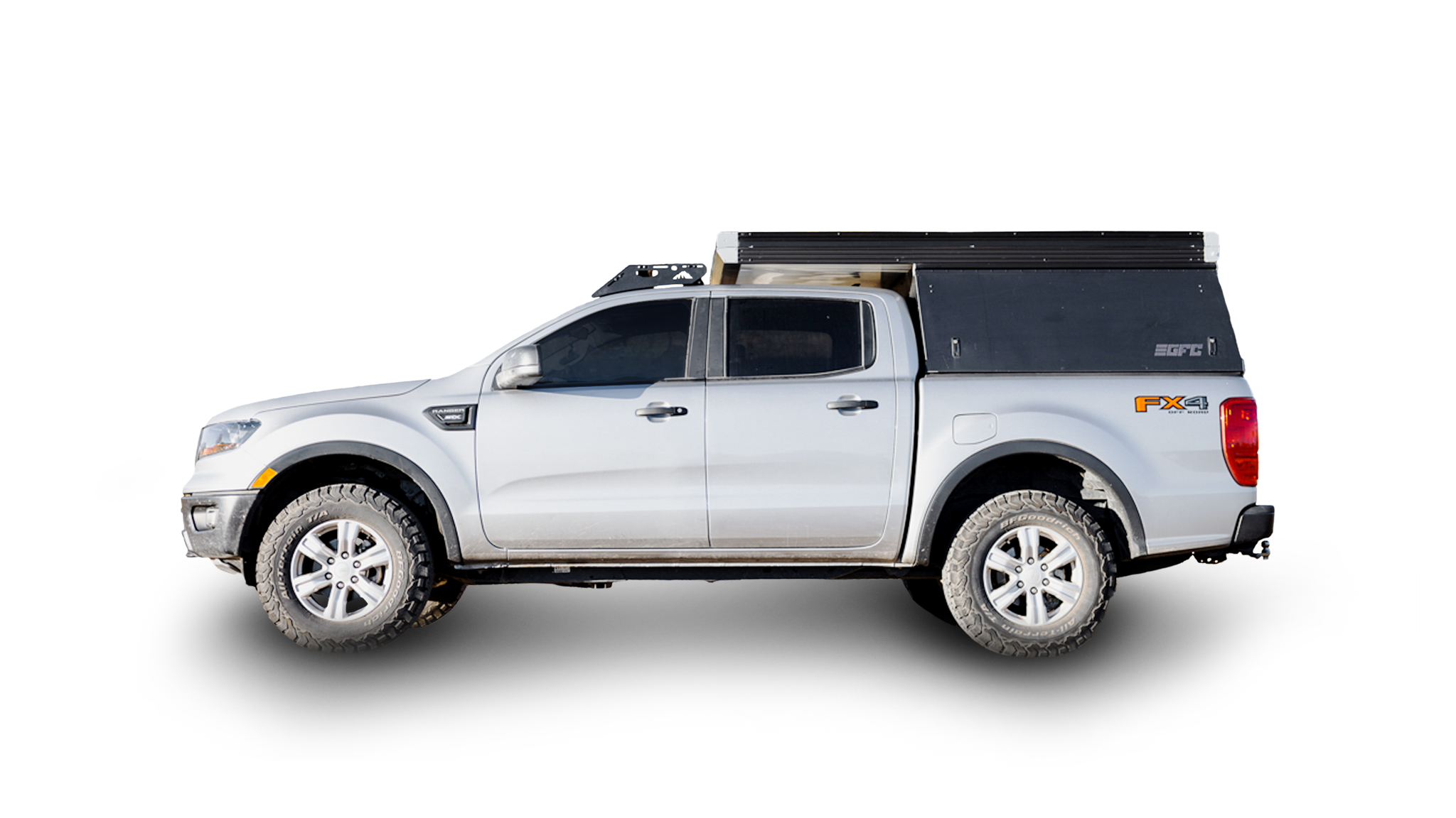 Ford Ranger with Camper Cab Roof Rack