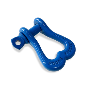 Moose Knuckle XL Blue Balls Bow D-Ring 3/4" Shackle for Off-Road Closed Loop 4x4 and SxS Vehicle Recovery