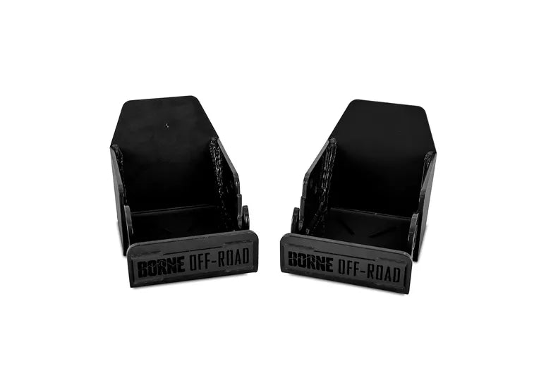 Borne Off-Road Rear Shock Skid Plates for 2021-Present Ford Bronco