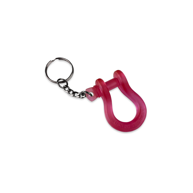 B'oh Shackle Screw Pin Key Chain in Red