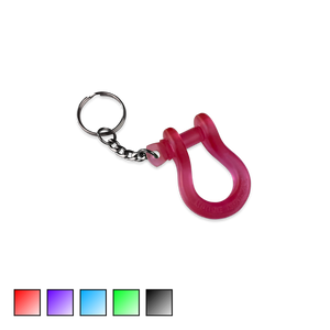 B'oh Shackle Screw Pin Key Chain in Red