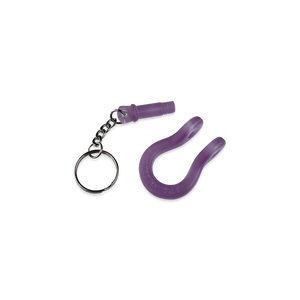 B'oh Shackle Screw Pin Key Chain in Purple Nurple Pin and Body