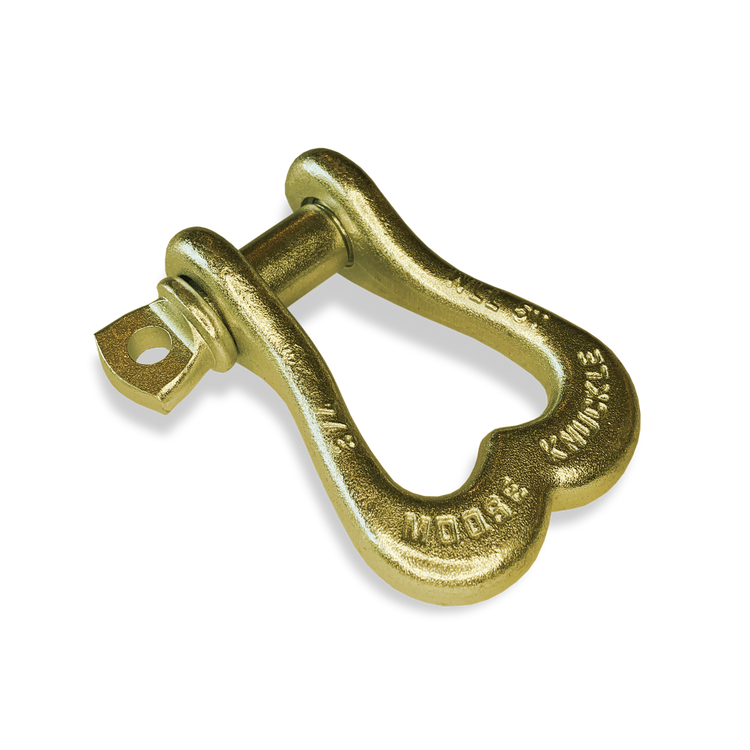 Moose Knuckle XL Brass Knuckle Bow D-Ring 3/4" Shackle for Off-Road Closed Loop 4x4 and SxS Vehicle Recovery