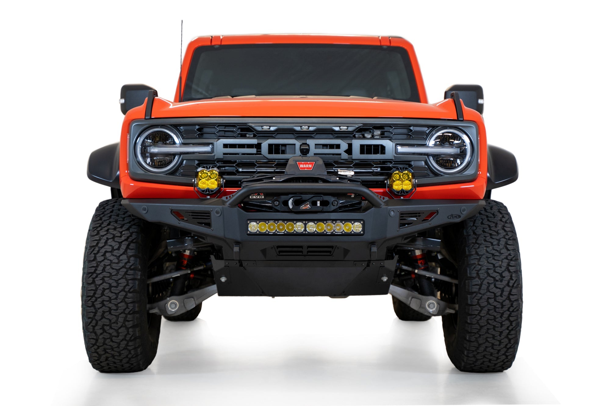 2022-2023 Bronco Raptor Rock Fighter Winch Front Bumper