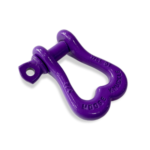 Moose Knuckle XL Grape Escape Purple Bow D-Ring 3/4" Shackle for Off-Road Closed Loop 4x4 and SxS Vehicle Recovery