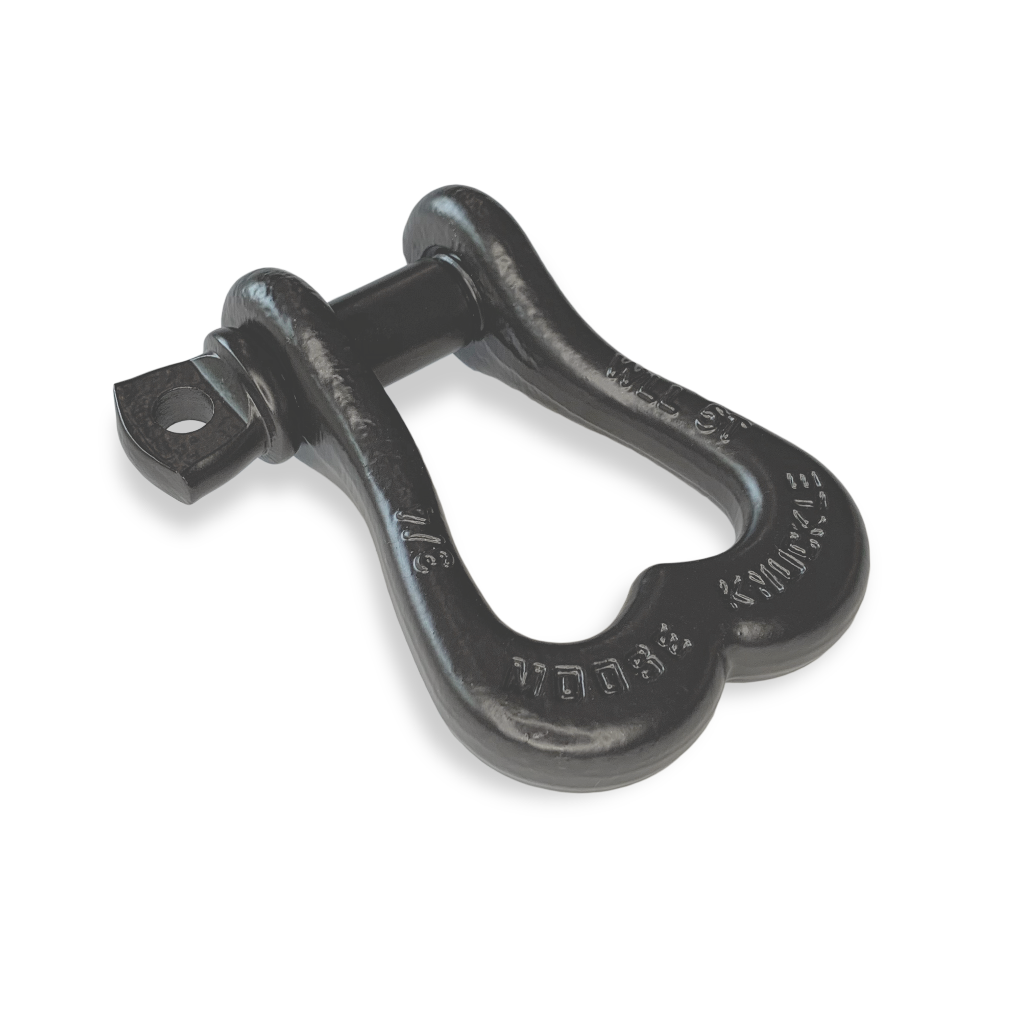 Moose Knuckle XL Gun Gray Bow D-Ring 3/4" Shackle for Off-Road Closed Loop 4x4 and SxS Vehicle Recovery