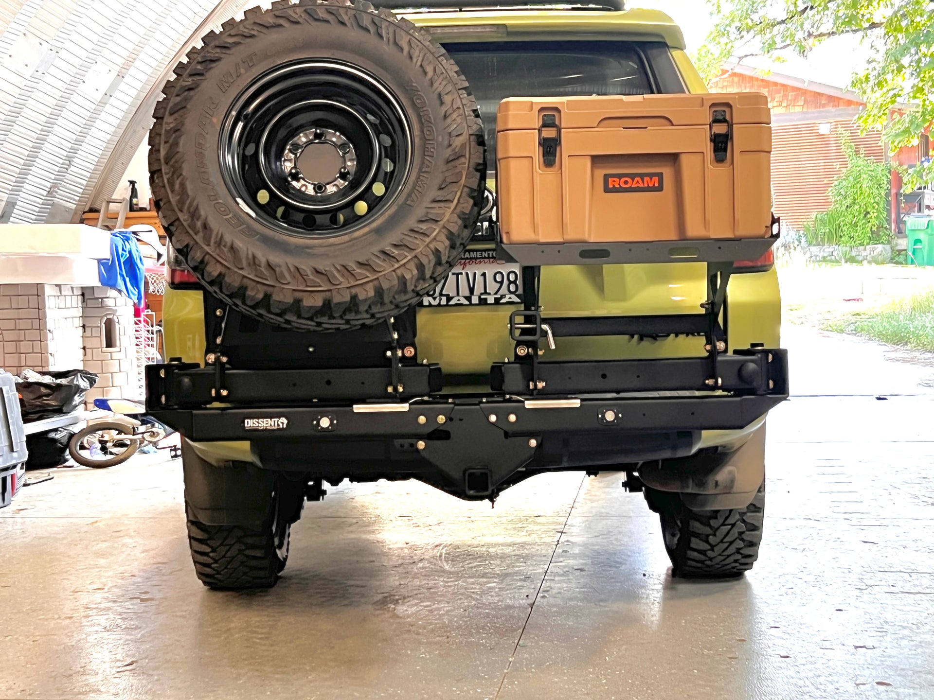 Dissent Off-Road Modular Hitch Mounted Tire/Accessory Carrier (Dual Swing)