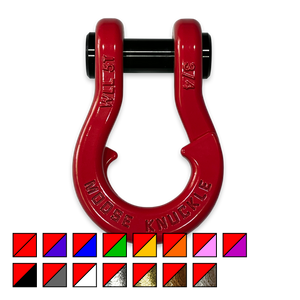 Moose Knuckle's Jowl Recovery Split Shackle 3/4 in Flame Red