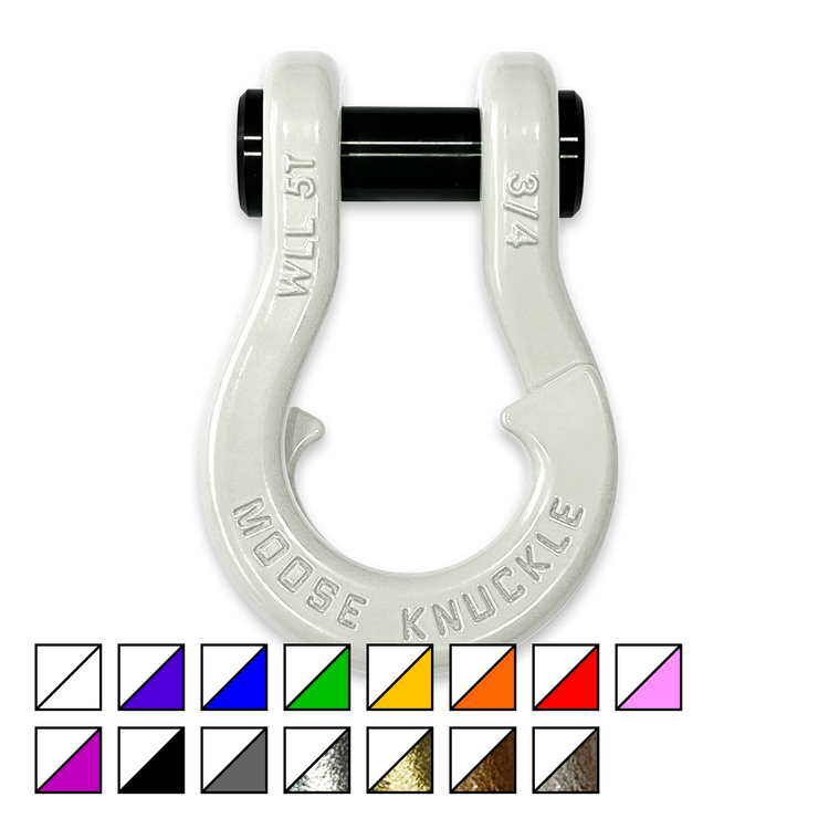 Jowl Recovery Split Shackle 3/4 (Pure White)