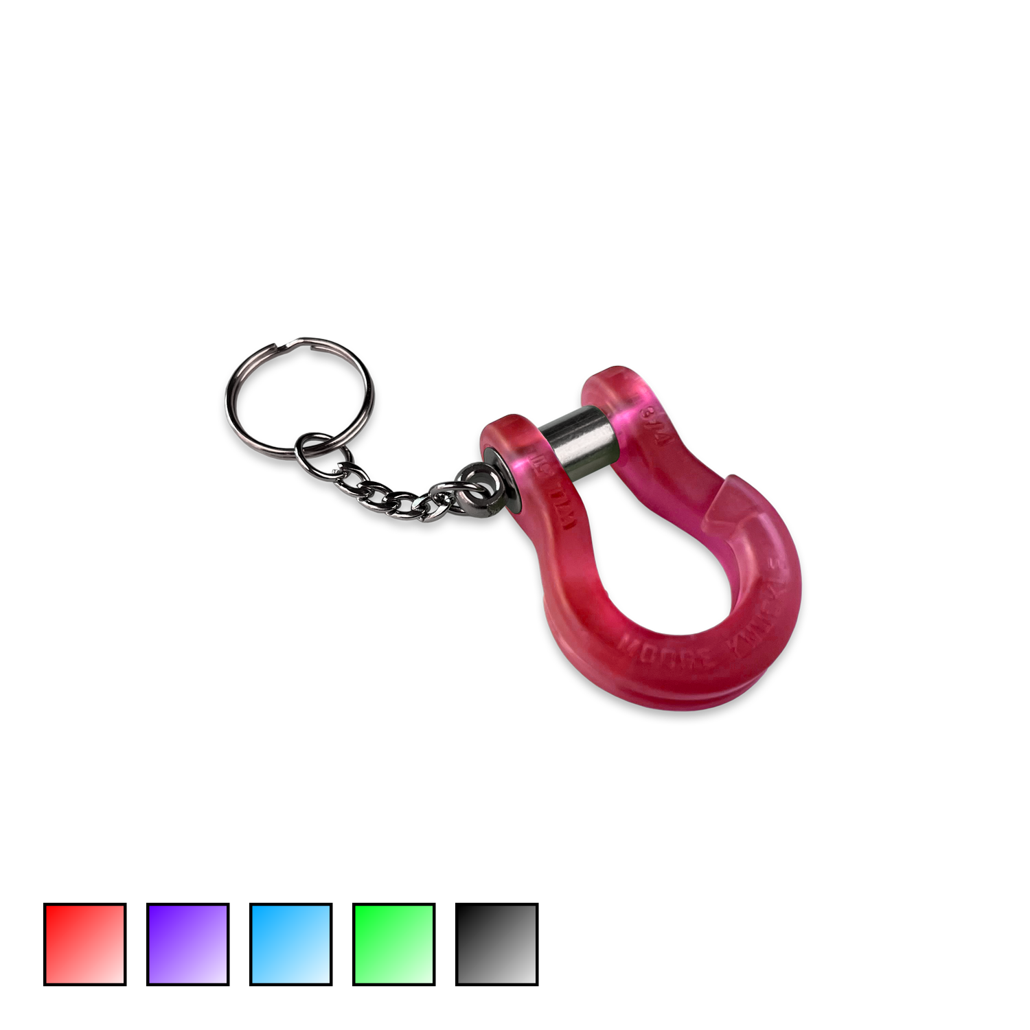 Jowl Split Shackle Key Chain