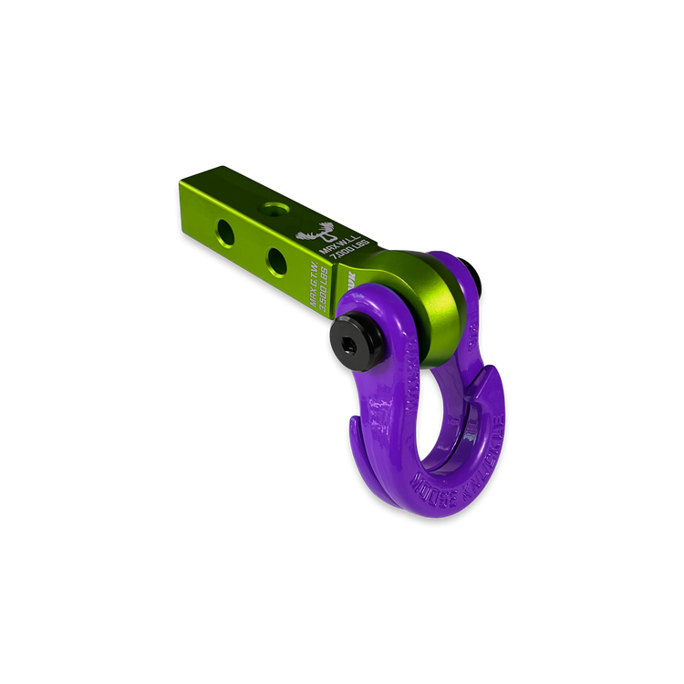 Jowl 5/8 Split Shackle & 1.25 Receiver (Bean Green and Grape Escape)