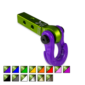 Jowl 5/8 Split Shackle & 1.25 Receiver (Bean Green and Grape Escape)