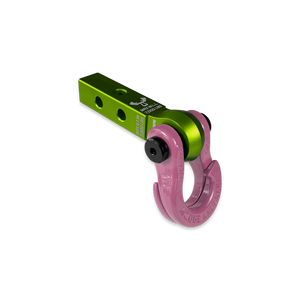 Jowl 5/8 Split Shackle & 1.25 Receiver (Bean Green and Pretty Pink)