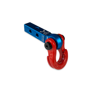 Jowl 5/8 Split Shackle & 1.25 Receiver (Blue Pill and Flame Red)