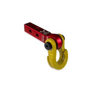 Jowl 5/8 Split Shackle & 1.25 Receiver (Red Rum and Detonator Yellow) Right