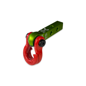 Jowl 5/8 Split Shackle & 1.25 Receiver (Bean Green and Flame Red)