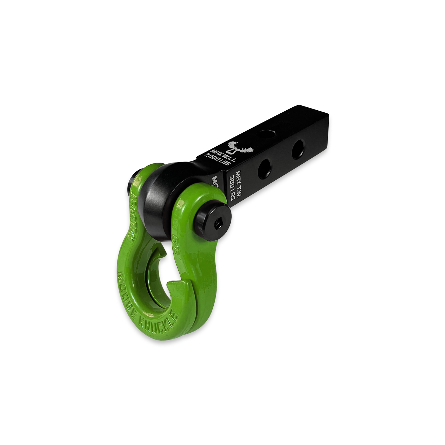 Jowl 5/8 Split Shackle & 1.25 Receiver (Black Lung and Sublime Green)