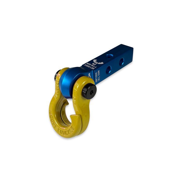 Jowl 5/8 Split Shackle & 1.25 Receiver (Blue Pill and Detonator Yellow)