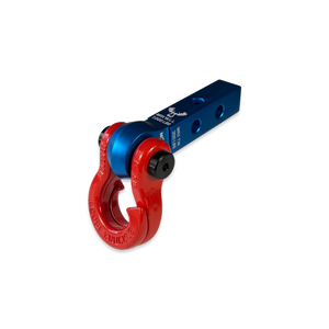 Jowl 5/8 Split Shackle & 1.25 Receiver (Blue Pill and Flame Red)