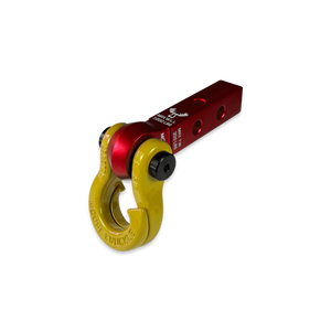 Jowl 5/8 Split Shackle & 1.25 Receiver (Red Rum and Detonator Yellow) Right