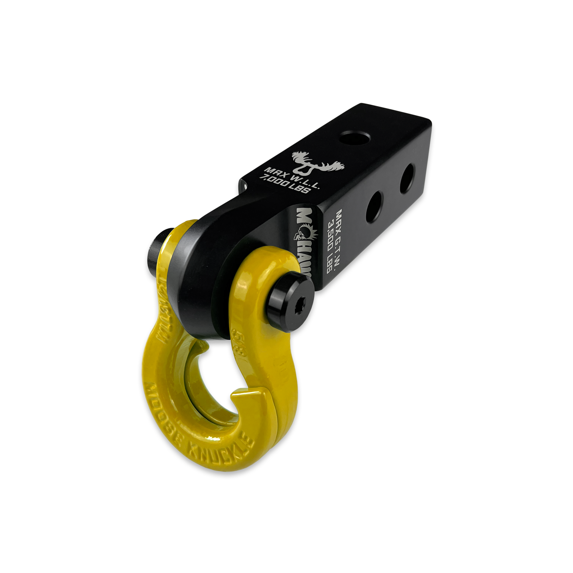 Jowl 5/8 Split Shackle & Mohawk 2.0 X 5/8 Receiver (Black Lung and Detonator Yellow)