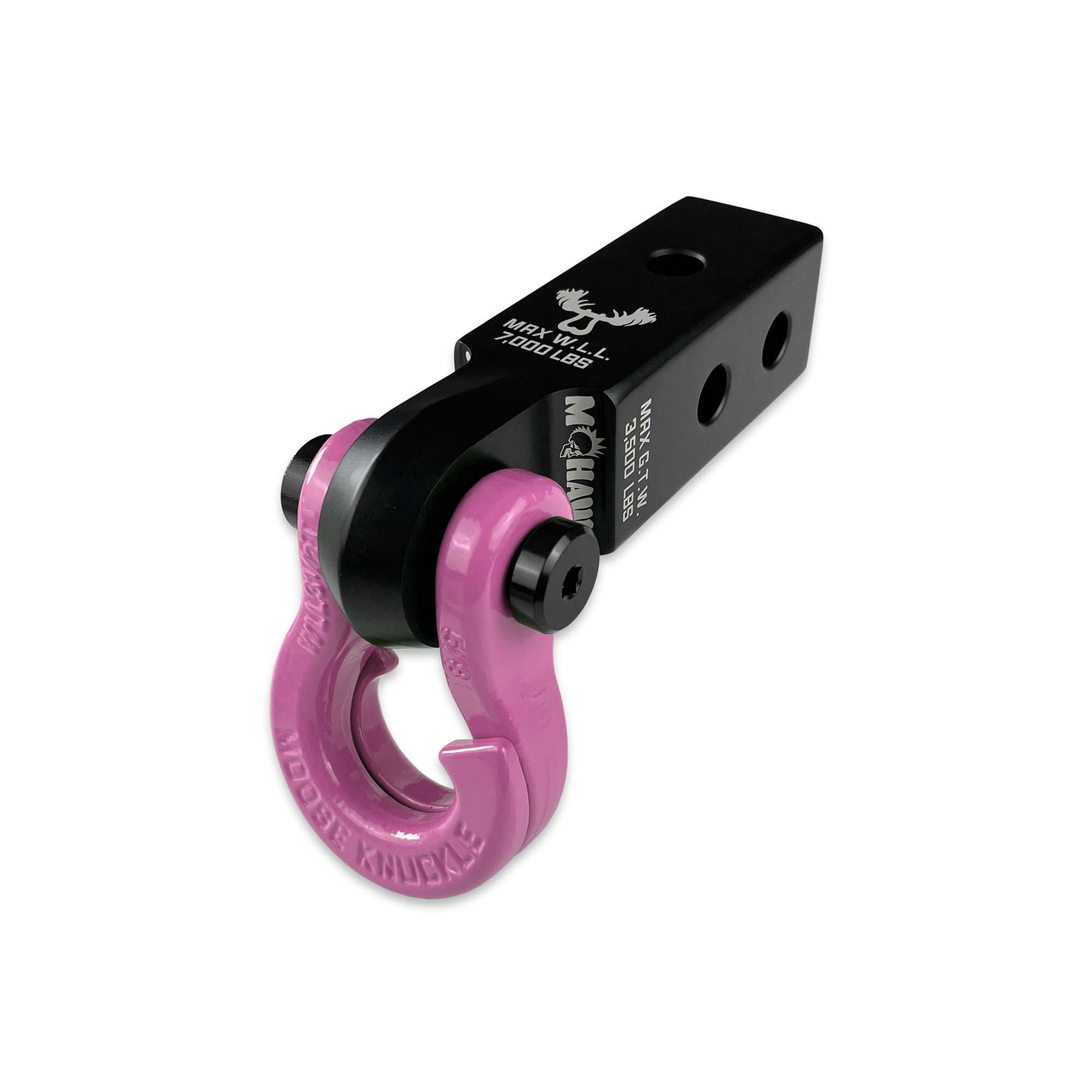 Jowl 5/8 Split Shackle & Mohawk 2.0 X 5/8 Receiver (Black Lung and Pretty Pink)