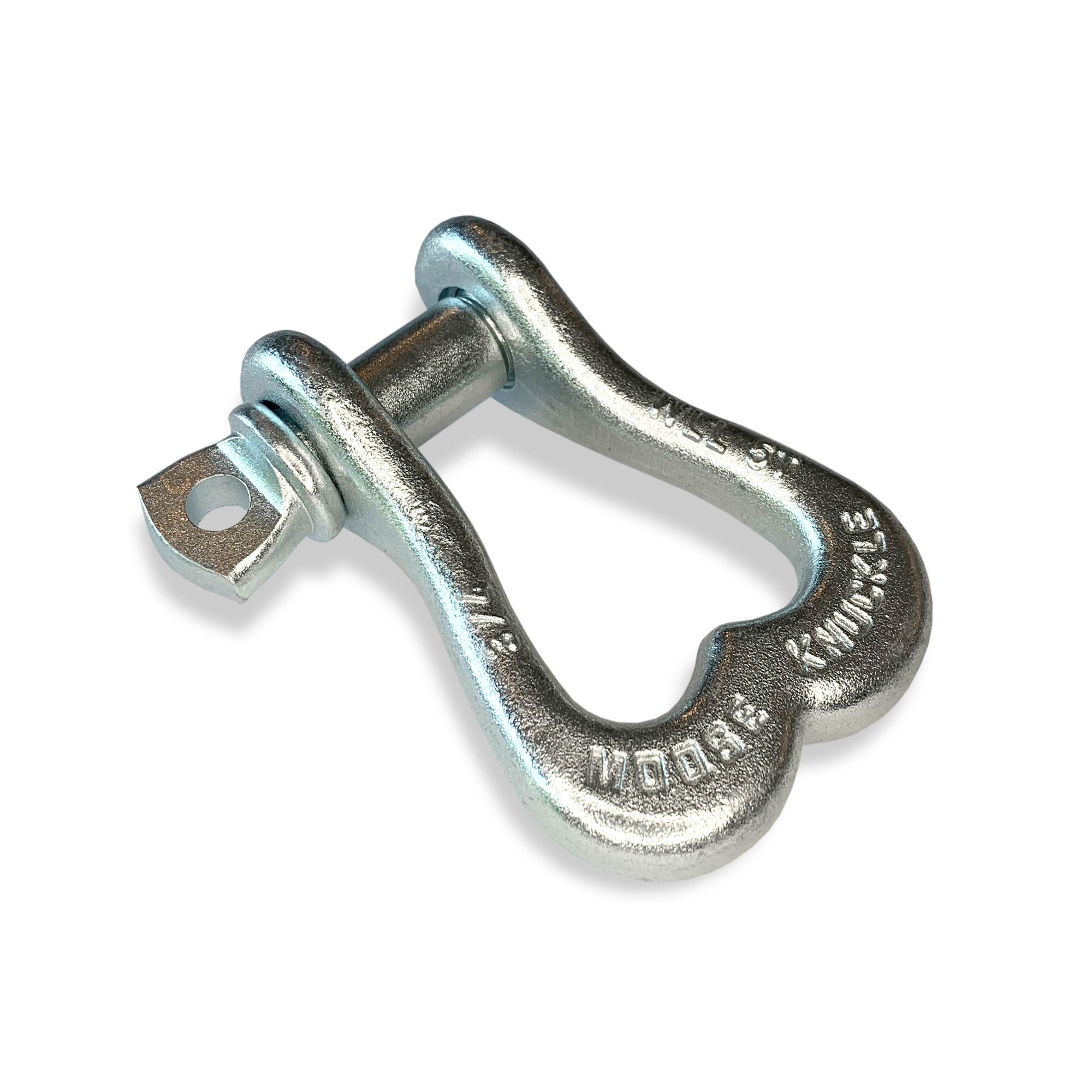 Moose Knuckle XL Nice Gal Galvanized Bow D-Ring 3/4" Shackle for Off-Road Closed Loop 4x4 and SxS Vehicle Recovery