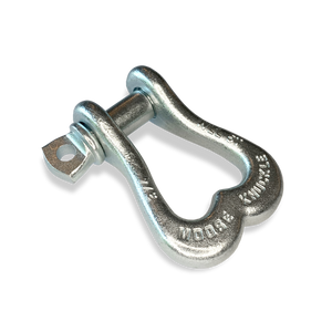 Moose Knuckle XL Nice Gal Galvanized Bow D-Ring 3/4" Shackle for Off-Road Closed Loop 4x4 and SxS Vehicle Recovery