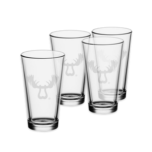 Moose Knuckle Offroad 16oz pint glass four pack offroad recovery geargear