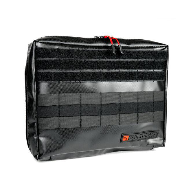 BUILTRIGHT MOLLE POUCH - BLACK | LARGE (13"X10")