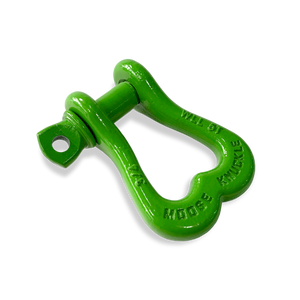 Moose Knuckle XL Sublime Green Bow D-Ring 3/4" Shackle for Off-Road Closed Loop 4x4 and SxS Vehicle Recovery